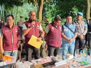 Polri-BNN Gerebek Sarang Narkoba di Sumut, 37 Orang Diamankan