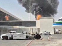 Potret Bandara King Khalid Arab Saudi Diserang Houthi Yaman