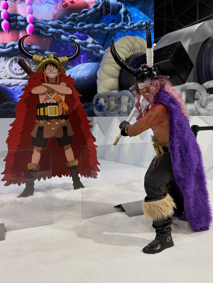Toei Animation lewat serial One Piece 'unjuk gigi' besar-besaran di ajang New York Comic Con 2026. Ini gaya para cosplayer: