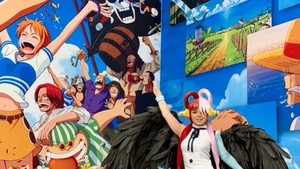 Kalau yang satu ini, berasal dari film ONE PIECE: RED. Dia adalah Uta, karakter utama yang rambut panjangnya setengah merah dan putih. Foto: Dok.Toei Animation