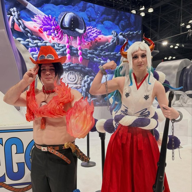 Potret Kocak Cosplayer Amerika Jadi Karakter One Piece