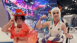 Potret Kocak Cosplayer Amerika Jadi Karakter One Piece