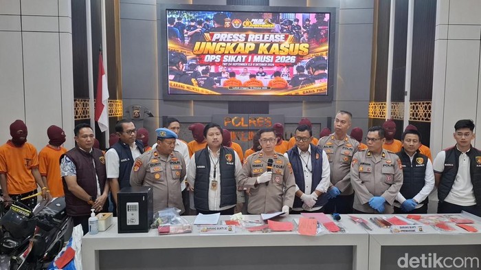 Rilis hasil Operasi Sikat I Musi 2026 Polres Lubuklinggau