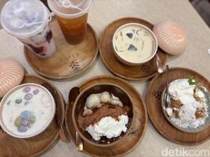 Unik! Kafe di Kemang Ini Sajikan Kolak hingga Thai Bualoy Bentuk Bunga