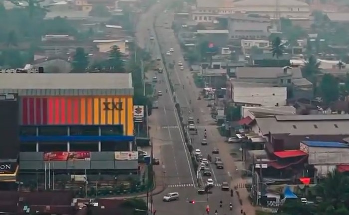 Asap kabut di Merauke, Papua