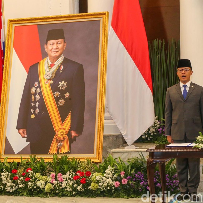 Sertijab Menlu, Arrmanatha Nasir Resmi Gantikan Sugiono