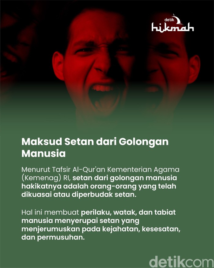 Setan dari Golongan Manusia, Ini Ciri-cirinya Setan dari Golongan Manusia, Ini Ciri-cirinya