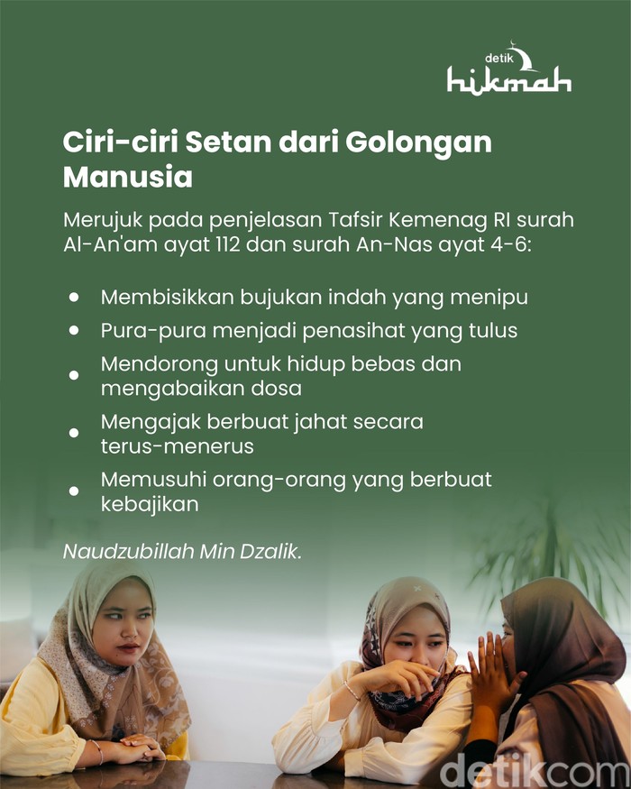 Setan dari Golongan Manusia, Ini Ciri-cirinya Setan dari Golongan Manusia, Ini Ciri-cirinya