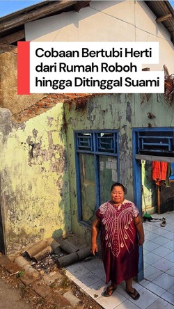Video Nestapa Herti: Rumah Roboh, Suami Wafat, BPJS Pun Mati