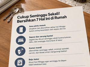 Infografis: 7 Hal di Rumah Minimal Dibersihkan Seminggu Sekali