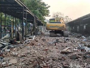 Taman Jomantara Majalengka Ditata, Kios UMKM Dibongkar