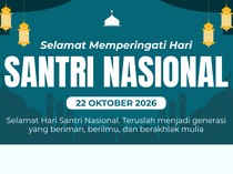 65 Kata-kata Hari Santri 2026 untuk Ucapan hingga Caption Medsos