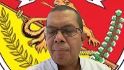 Gubernur NTT Melki Laka Lena dalam rapat daring membahas kelangkaan BBM, Selasa (13/10/2026).