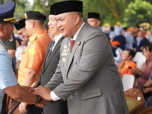 Bupati Rudy Sambut Marsma Endri Kargono di Bogor: Kami Siap Bersinergi