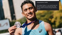 42,195 km tetaplah 42,195 km. Dan saya memilih untuk merayakannya!! Empat tahun lalu, saya tidak pernah membayangkan lari akan menjadi bagian begitu besar dalam hidup saya. Hari ini, saya meninggalkan Chicago dengan bintang World Marathon Major keempat dan penyelesaian maraton penuh kelima saya. Hasilnya jauh dari yang saya harapkan, tetapi ini adalah pengalaman yang akan selalu saya ingat. Pengalaman yang justru memotivasi saya untuk berusaha lebih keras lagi. Langkah saya tidak akan berhenti di sini. Saya ingin bangkit kembali. Saya pasti akan mencobanya. Menuju tantangan berikutnya!! Foto: Instagram @daffawardhana