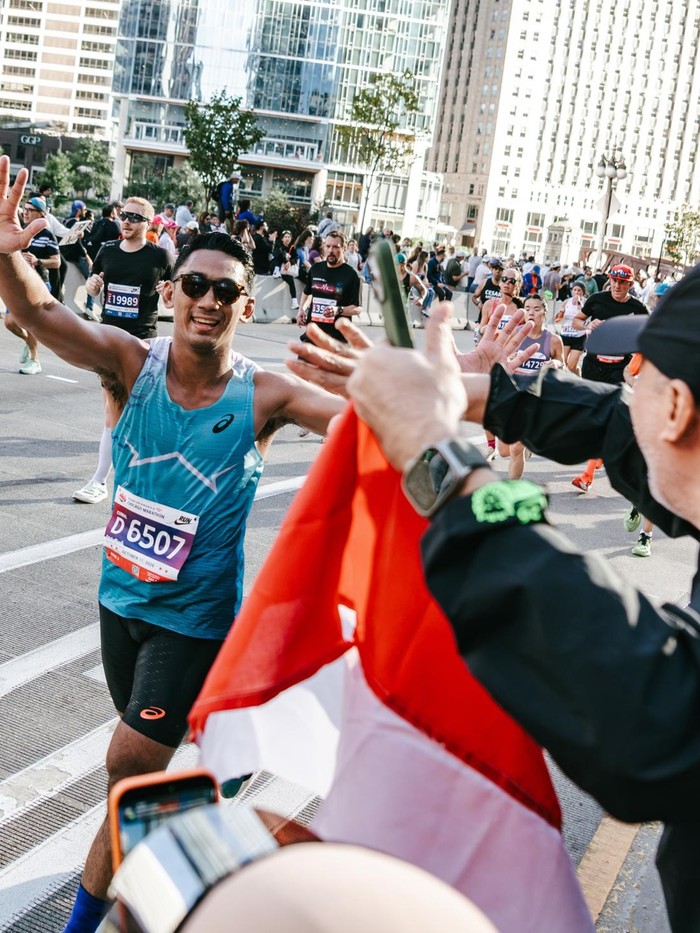 Daffa Wardhana Chicago Marathon