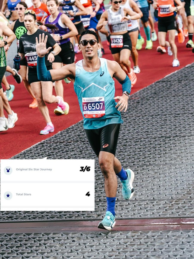 Daffa Wardhana Selesaikan Chicago Marathon, tapi Kecewa dengan Diri Sendiri