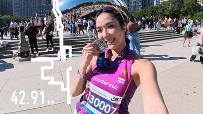 Finish Strong! Gisel Full Marathon 4 Jam 46 Menit di Chicago