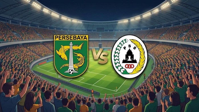 Ilustrasi Persebaya Surabaya Vs PSS Sleman