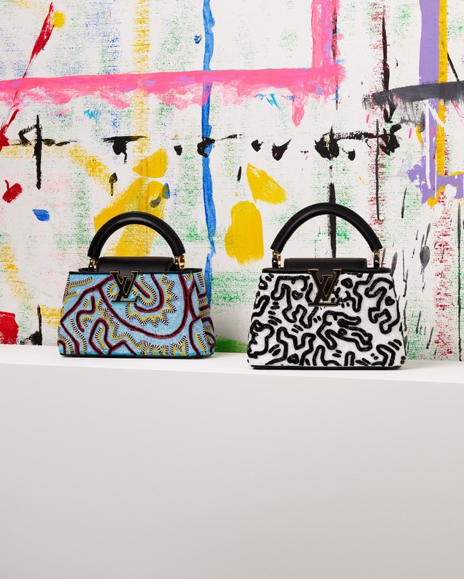 Koleksi Tas Louis Vuitton x Keith Harring, kolaborasi rumah mode mewah dan seni jalanan.