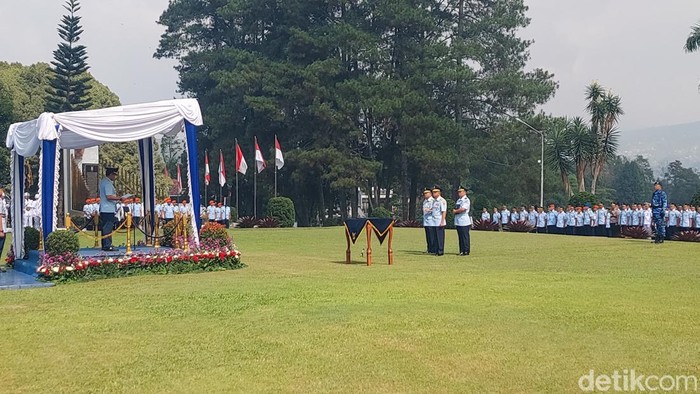 KSAU Marsekal TNI M. Tonny Harjono saat di Seskoau Lembang
