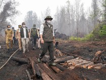 Batal Tinjau Karhutla Kotim, Menhut Langsung Bertolak ke Pangkalan Bun