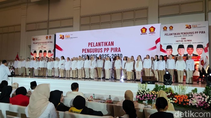 Sebanyak 99 pengurus PP PIRA resmi dilantik (Devi Puspitasari/detikcom)