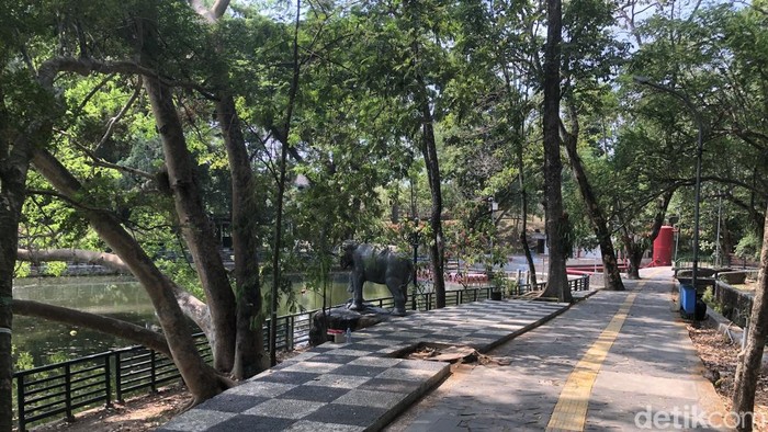 Suasana Wisdom Park UGM, Senin (13/10/2026)