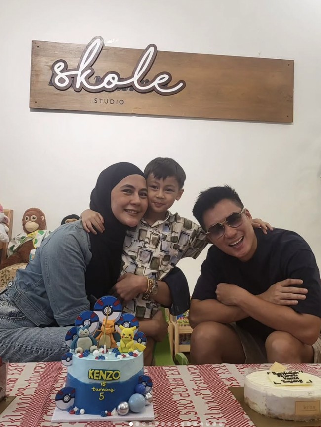 Adem! Momen Baim Wong dan Paula Verhoeven Rayakan Ultah Anak