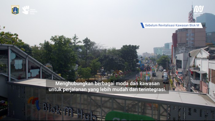 Blok M sebelum direvitalisasi