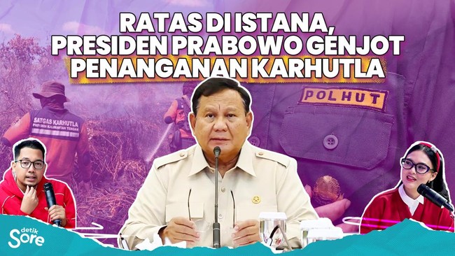 Strategi Prabowo Atasi Karhutla dari Istana