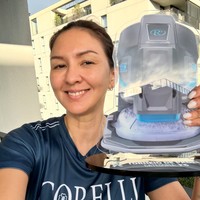 Gaya Sporty Donna Agnesia Ikut Turnamen Padel di Braga, Jadi Juara