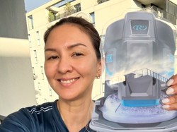 Gaya Sporty Donna Agnesia Ikut Turnamen Padel di Braga, Jadi Juara