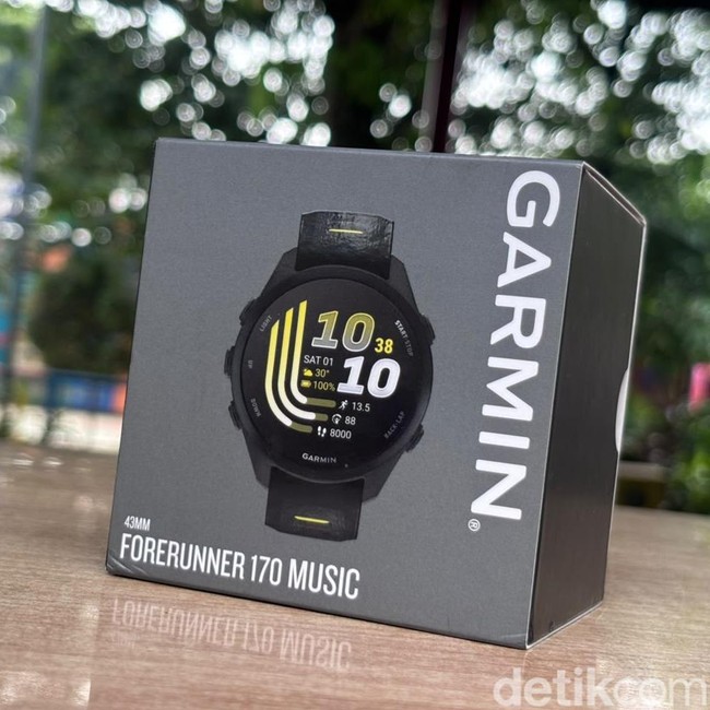 Unboxing Garmin Forerunner 170 Music, Jam Lari untuk Temani Kejar PB