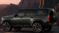 Tampil SUV boxy, Battleship 700 punya panjang 5.085 mm, lebar 1.999 mm, dan tinggi 1.912 mm dengan jarak sumbu roda (wheelbase) 2.900 mm. Ground clearance minimumnya 233 mm. Foto: Geely