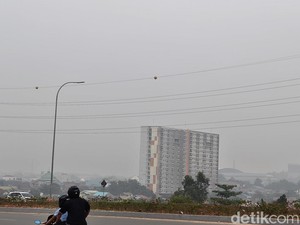 Kabut Asap di Batam Makin Pekat, Jarak Pandang di Bandara Hang Nadim 1,9 Km