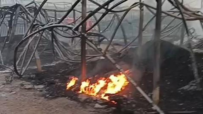 Kebakaran Gudang Paralon Tangerang