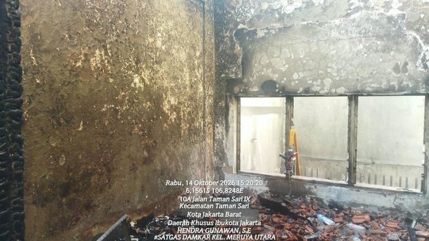 Kebakaran rumah di Tamansari, Jakarta Barat (Jakbar) telah dipadamkan petugas damkar. Empat rumah warga hangus terbakar. (dok Damkar Jakbar) Kebakaran rumah di Tamansari, Jakarta Barat (Jakbar) telah dipadamkan petugas damkar. Empat rumah warga hangus terbakar. (dok Damkar Jakbar)