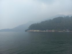 Danau Toba Tertutup Kabut Asap dari Sumatera Selatan