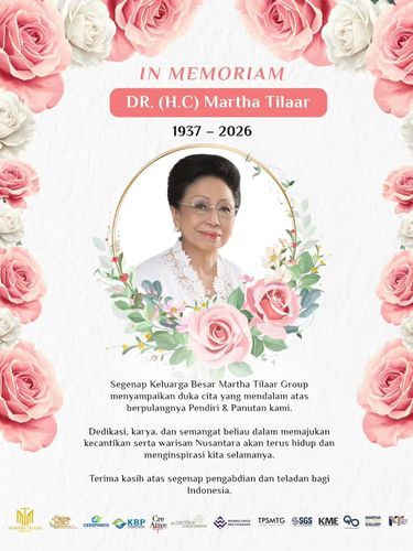 Kisah Hidup dan Pesan Terakhir Tokoh Kosmetik Nusantara Martha Tilaar (3)