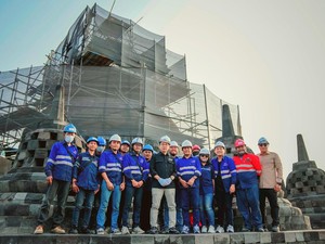 Menbud Pastikan Pemugaran Yasti & Mahastupa Candi Sesuai Kaidah Konservasi