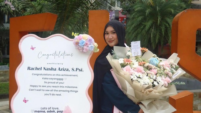 Rachel jadi lulusan terbaik Psikologi UB