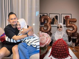 Ultah ke-35, Shandy Purnamasari Dapat Kado Kue Raspberry dan Masjid