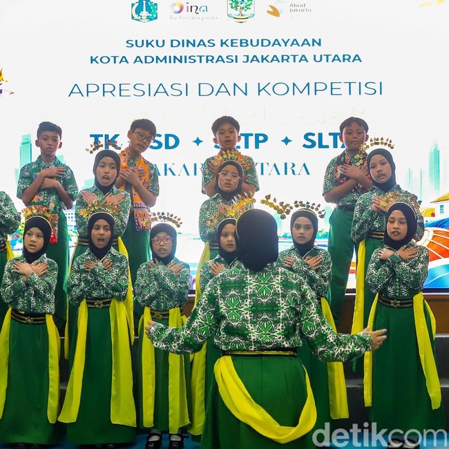 Suara Merdu Pelajar Warnai Kompetisi Paduan Suara di Jakarta Utara