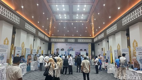 Suasanajob fair di Bencingah Masmirah, Praya, Lombok Tengah, NTB. (Foto: Edi Suryansyah/detikBali)