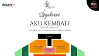 Yang bikin gong, tiket termahal tiket konser tersebut dijual tembus Rp 35 juta, gokil! Foto: dok instagram Syahrini