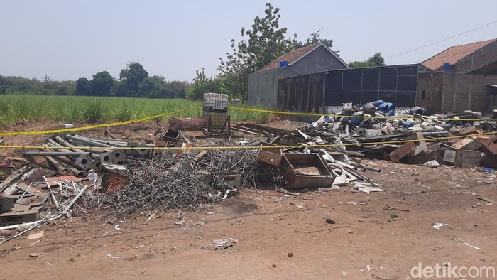 Penampakan lokasi kejadian bentrokan di Desa Jepang, Kecamatan Mejobo, Kudus, Rabu (14/10/2026).