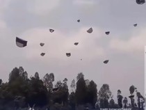 Heboh Video Puluhan Tenda Terbang Disapu Angin di Gunung Sumbing