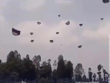 Viral Tenda-tenda Beterbangan Ditiup Angin di Basecamp Gunung Sumbing