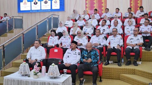 Wali Kota Kendari Siska Karina Imran dalam kegiatan Sosialisasi Antikorupsi di Aula Samaturu, Balai Kota Kendari. (Dok. Istimewa) Wali Kota Kendari Siska Karina Imran dalam kegiatan Sosialisasi Antikorupsi di Aula Samaturu, Balai Kota Kendari.